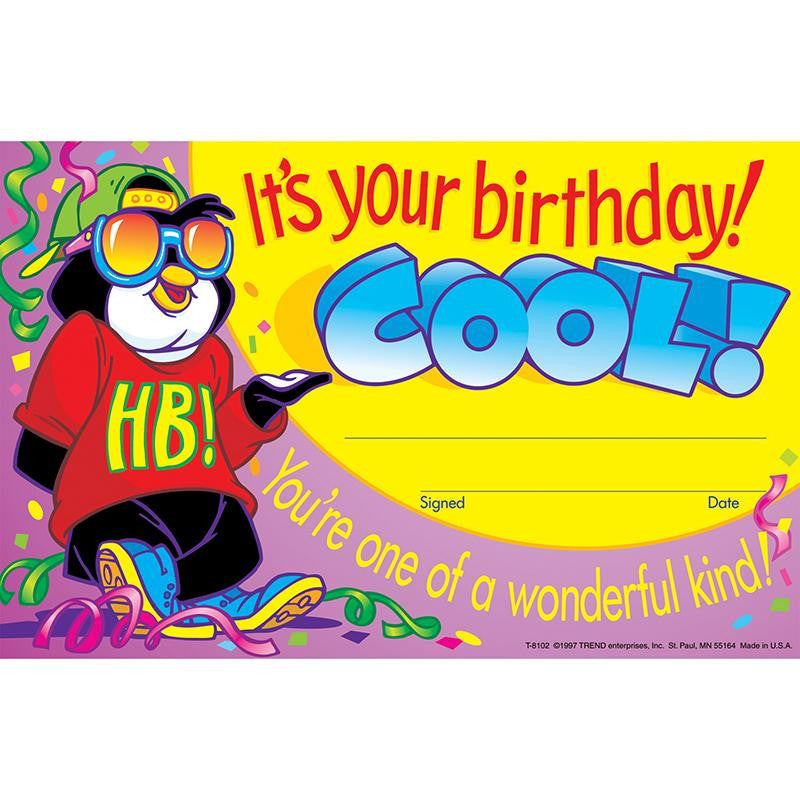 AWARDS ITS YOUR BIRTHDAY COOL 30-PK