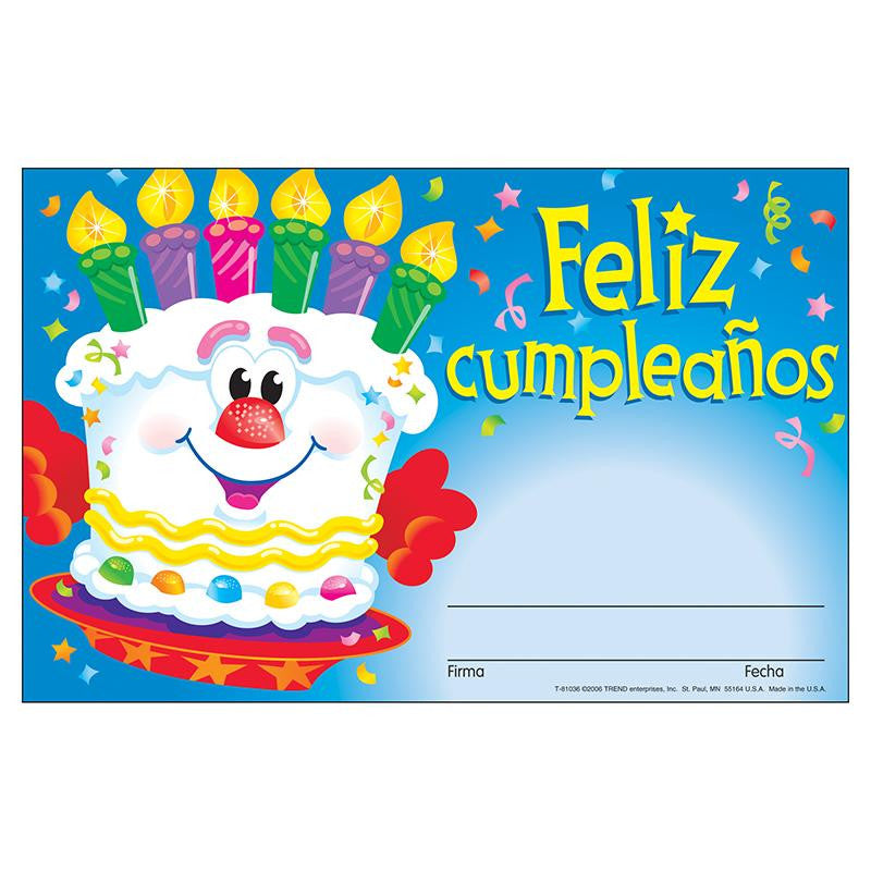 AWARDS FELIZ CUMPLEANOS PASTEL