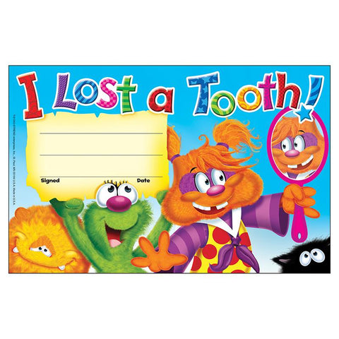 I LOST A TOOTH FURRY FRIENDS