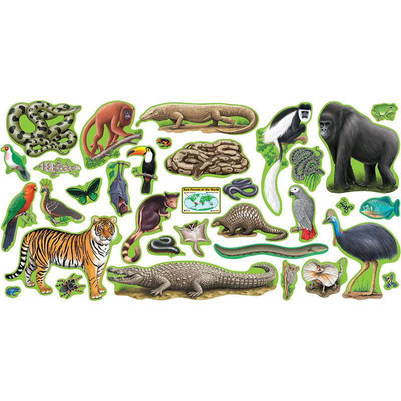 BB SET RAIN FOREST ANIMALS 2 PRESS