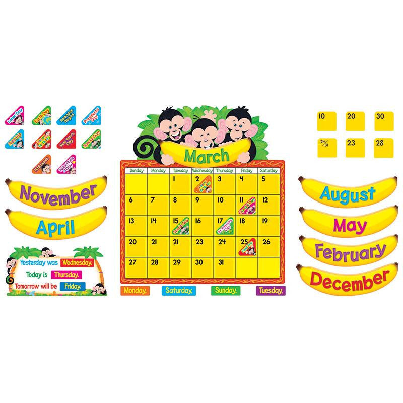 MONKEY MISCHIEF CALENDAR BB SET