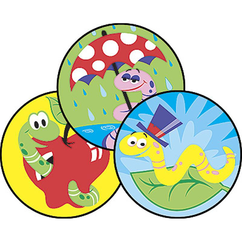 STINKY STICKERS WIGGLY WORMS