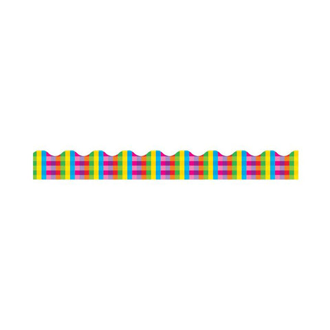 TRIMMER RAINBOW PLAID