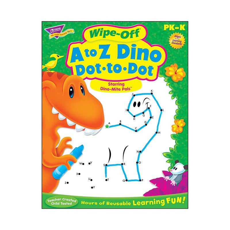 A TO Z DINO DOT TO DOT DINO-MITE