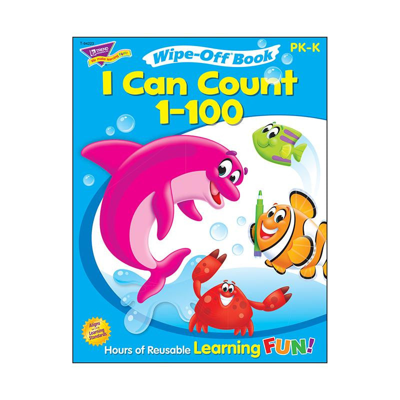 I CAN COUNT 1-100 WIPE OFF BOOK GR