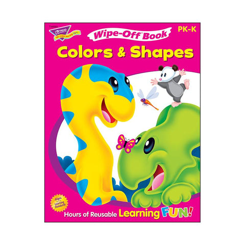 COLORS & SHAPES 28PG WIPE-OFF