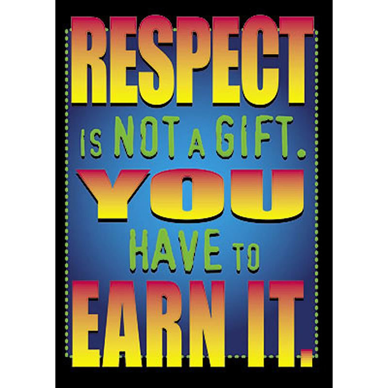 POSTER RESPECT IS NOT A GIFT