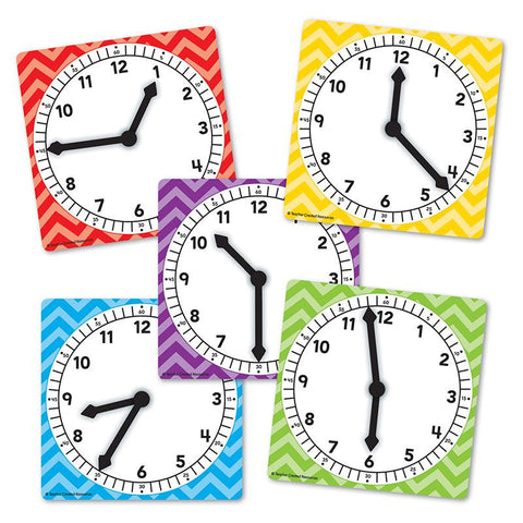 CLOCKS SPINNERS PACK OF 5