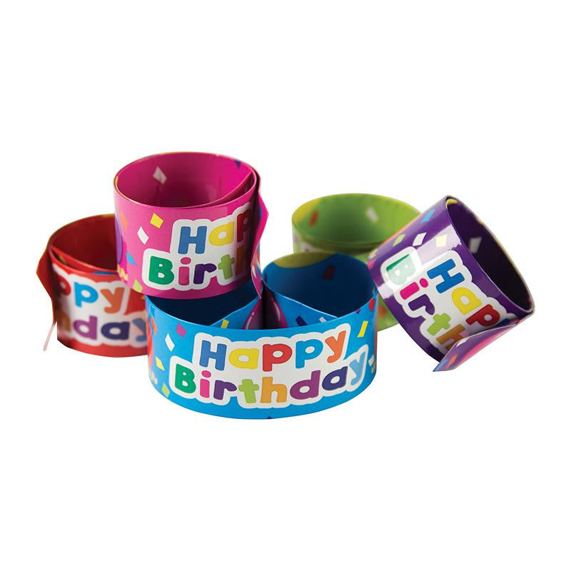 SLAP BRACELETS HAPPY BIRTHDAY