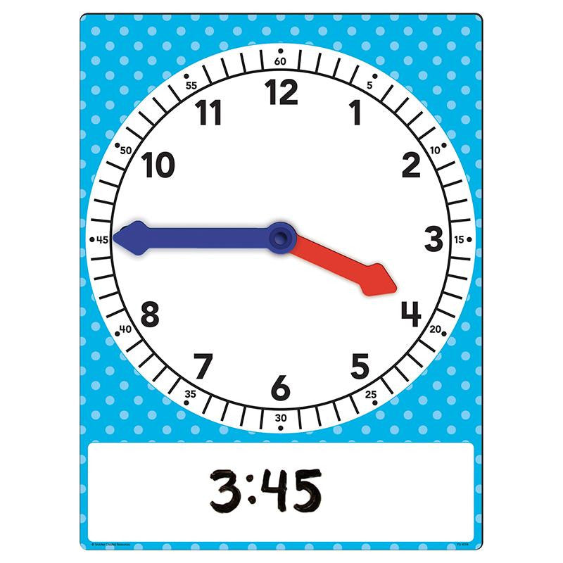 MAGNETIC FOAM GEARED CLOCK LARGE