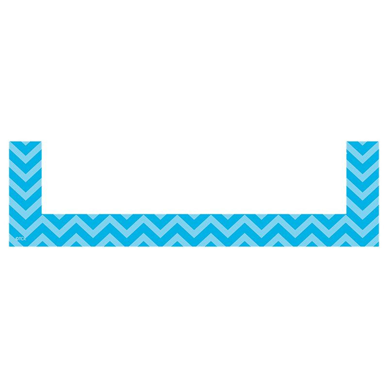 AQUA CHEVRON MAGNETIC POCKETS SMALL