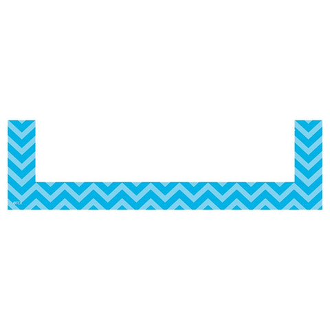 AQUA CHEVRON MAGNETIC POCKETS SMALL