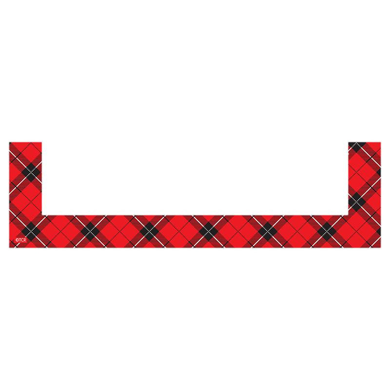 RED PLAID MAGNETIC POCKETS SMALL