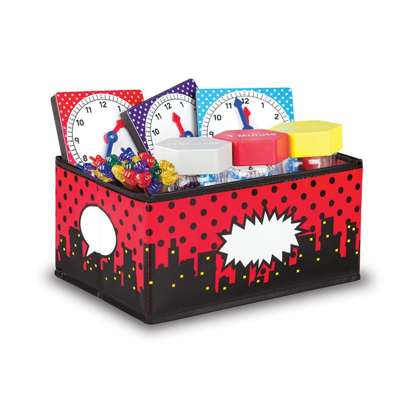 SUPERHERO STORAGE BINS SMALL 8X11X5