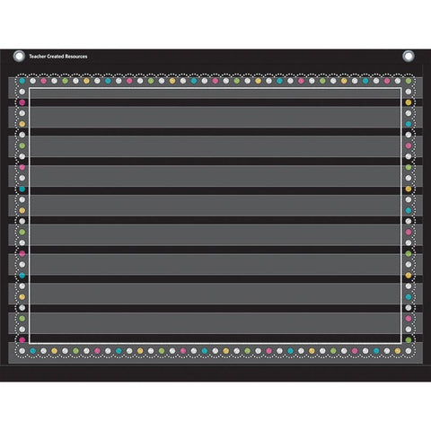 CHALKBOARD BRIGHTS 10 POCKET 17X22