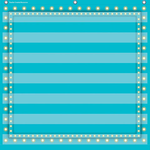 LIGHT BLUE MARQUEE 7 POCKET 28X28