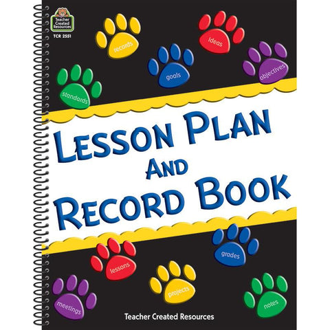 PAW PRINTS LESSON PLAN AND RECORD