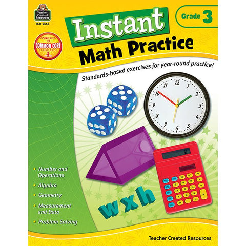 INSTANT MATH PRACTICE GR 3