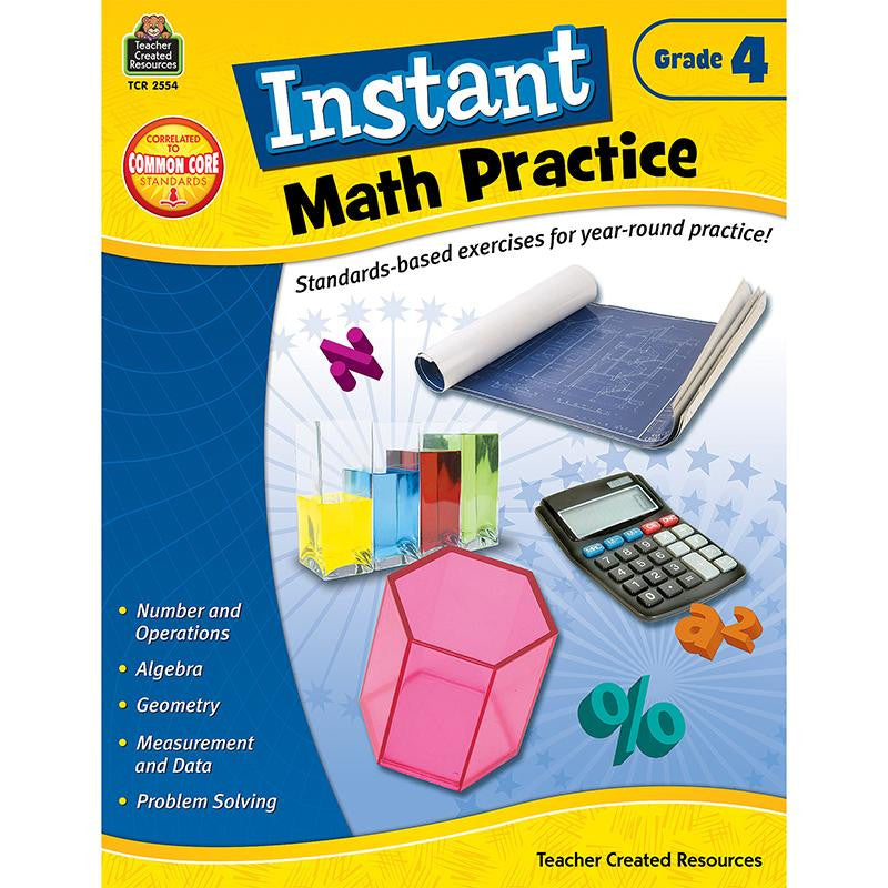 INSTANT MATH PRACTICE GR 4