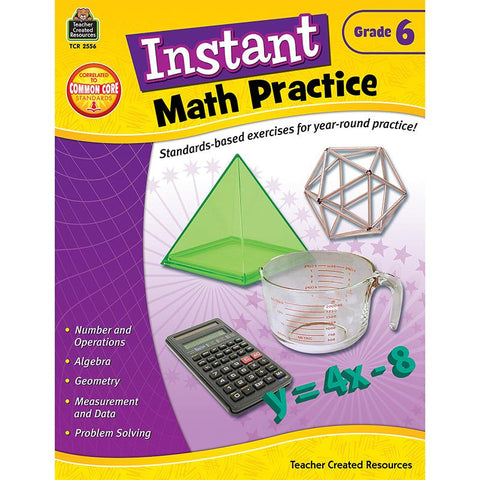 INSTANT MATH PRACTICE GR 6