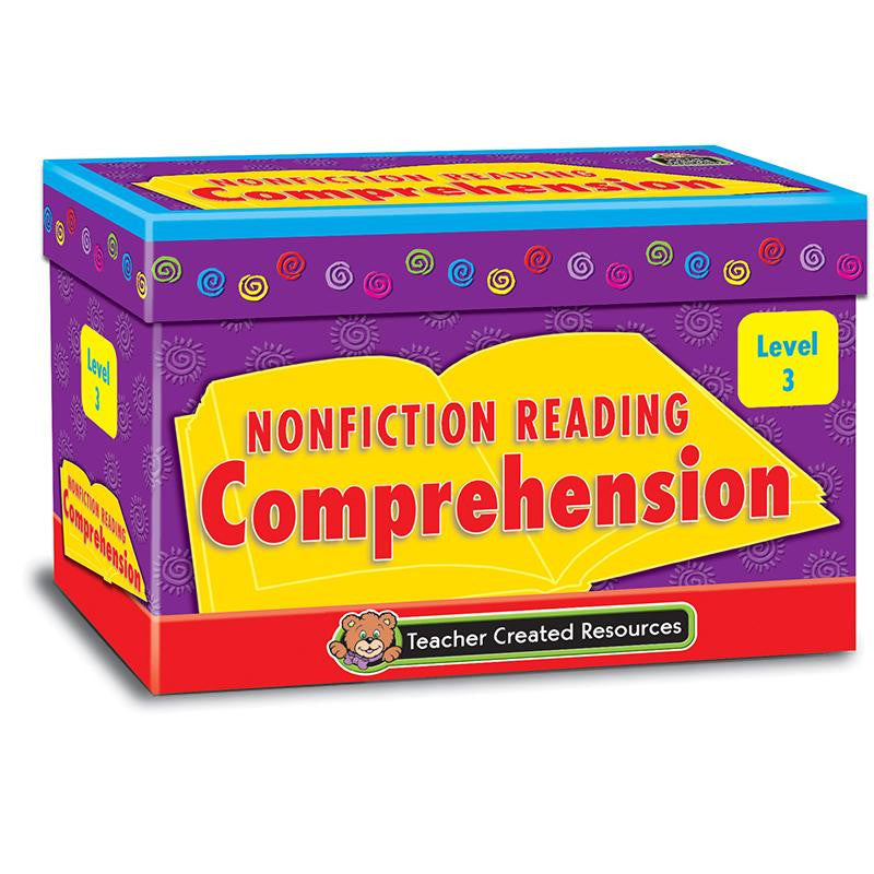 NONFICTION COMPREHENSION CARDS LVL3