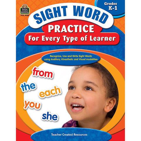 SIGHT WORD PRACTICE FOR EVERY TYPE