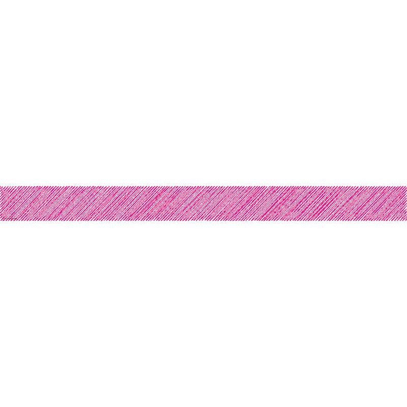 HOT PINK SCRIBBLE STRAIGHT BORDER