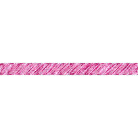 HOT PINK SCRIBBLE STRAIGHT BORDER