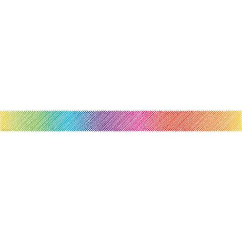 COLORFUL SCRIBBLE STRAIGHT BORDER