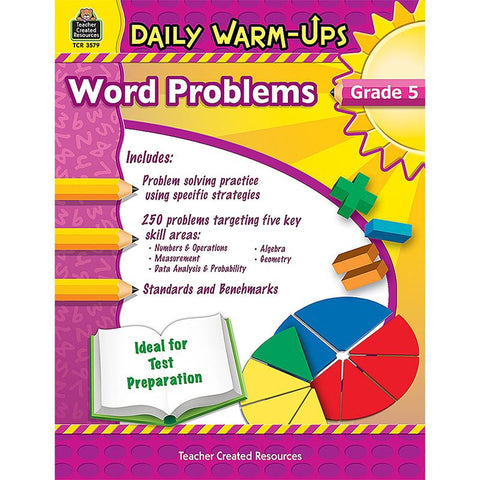 DAILY WARM UPS WORD PROBLEMS GR 5