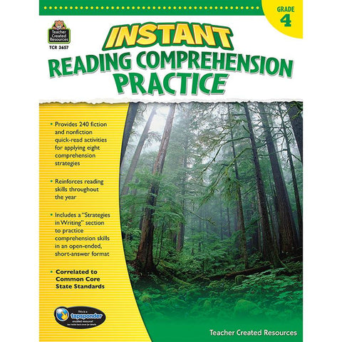 INSTANT READING GR 4 COMPREHENSION