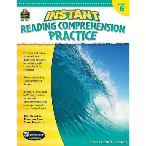 INSTANT READING GR 6 COMPREHENSION