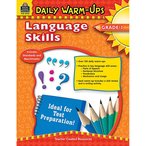 DAILY WARM UPS LANGUAGE SKILLS GR 3