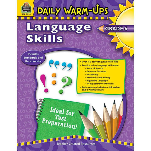 DAILY WARM UPS LANGUAGE SKILLS GR 6