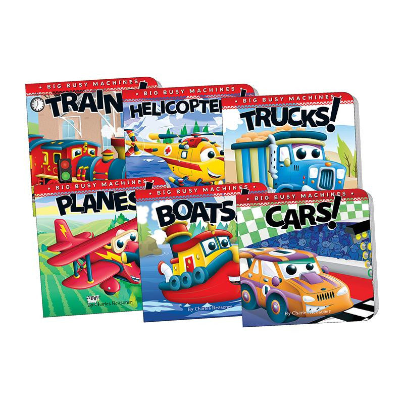 BIG MACHINES BOARD BOOK SET OF 6