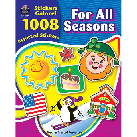 FOR ALL SEASONS STICKER BOOK 1008PK