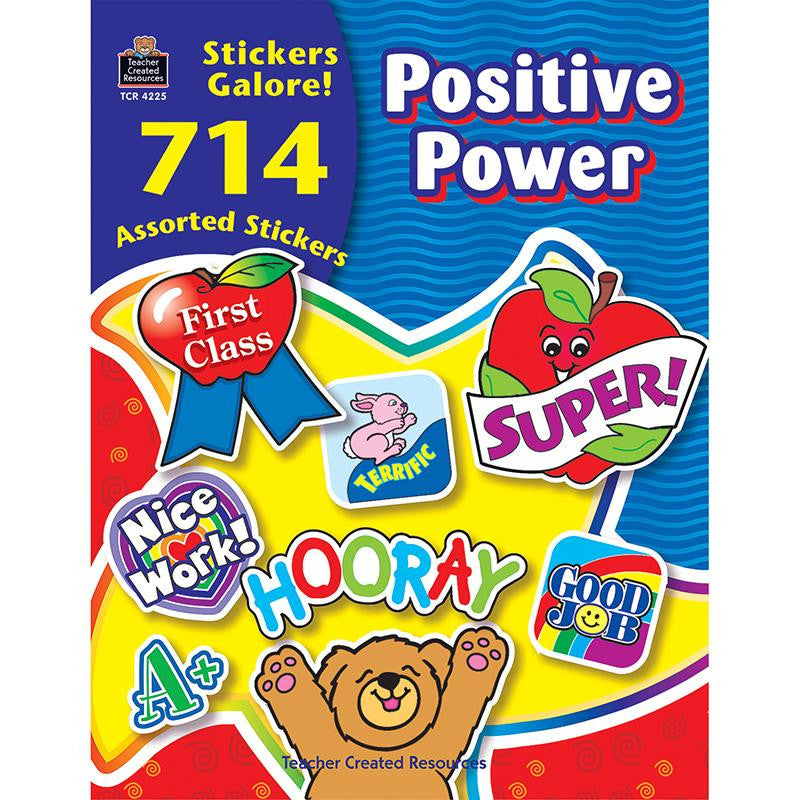 POSITIVE POWER STICKER BOOK 714PK