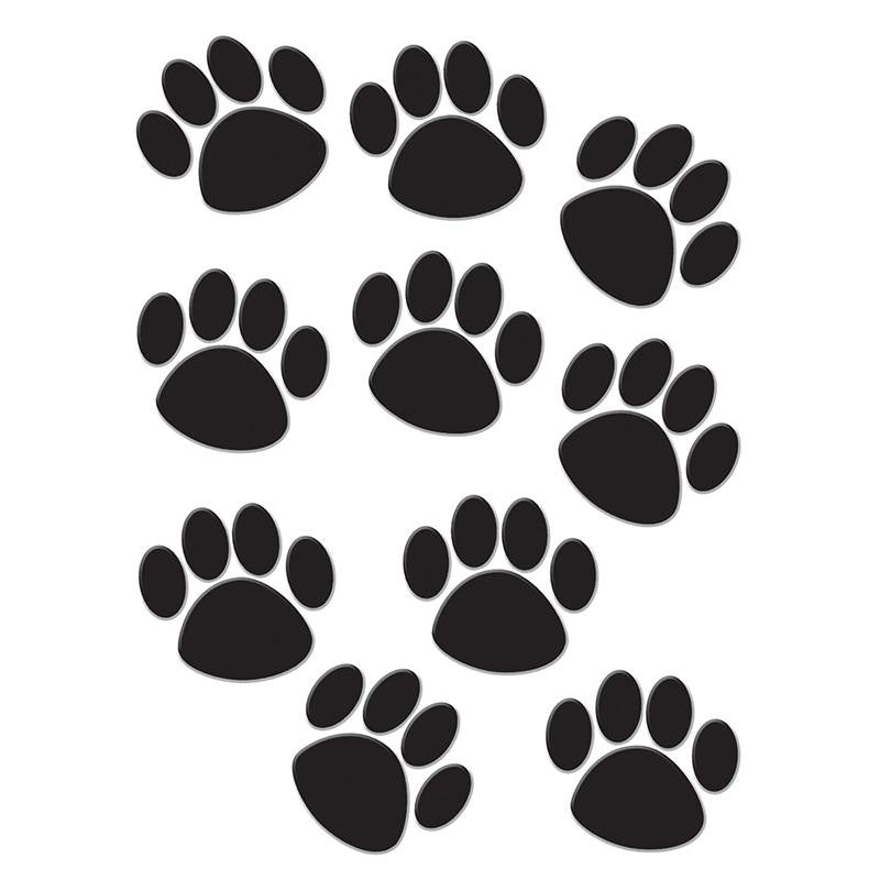 ACCENTS BLACK PAW PRINTS