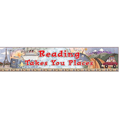 DM READING TAKES YOU PLACES BANNER