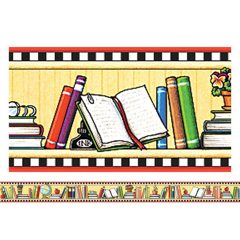 ME WE LOVE BOOKS STRAIGHT BORDER