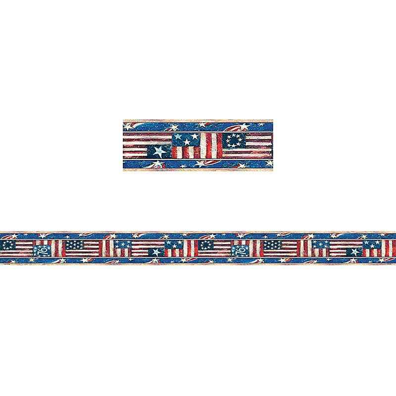 SW PATRIOTIC STRAIGHT BORDER TRIM