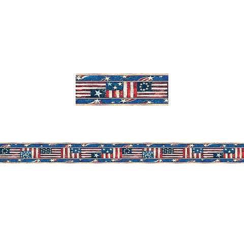 SW PATRIOTIC STRAIGHT BORDER TRIM