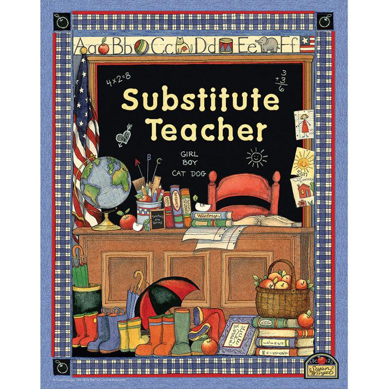 SW SUBSTITUTE TEACHER POCKET FOLDER