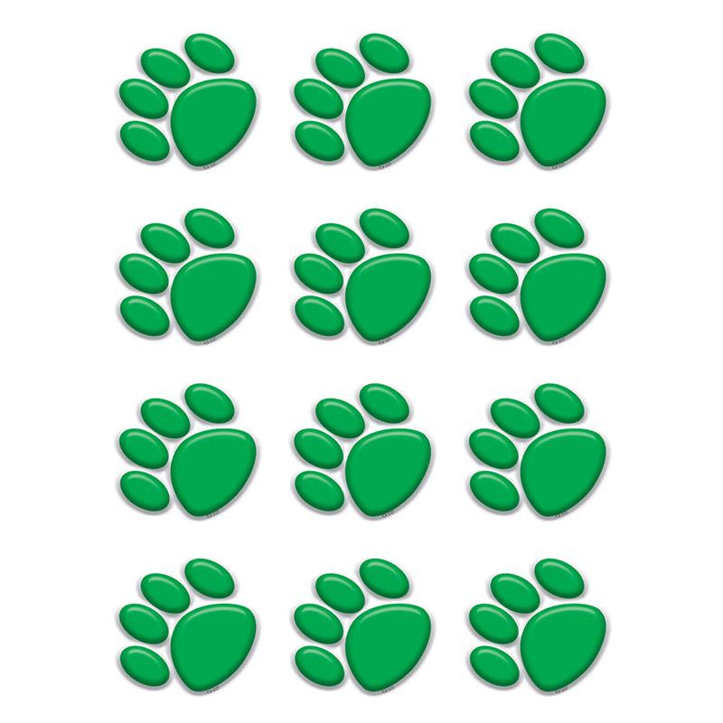 GREEN PAW PRINTS MINI ACCENTS