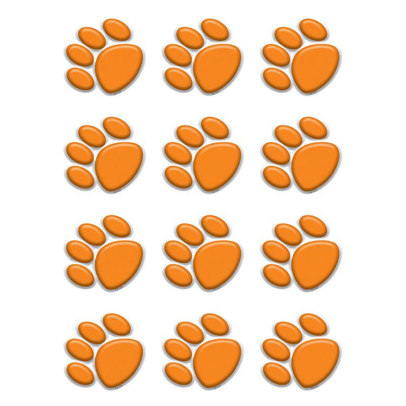 ORANGE PAW PRINTS MINI ACCENTS