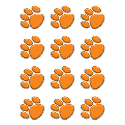 ORANGE PAW PRINTS MINI ACCENTS