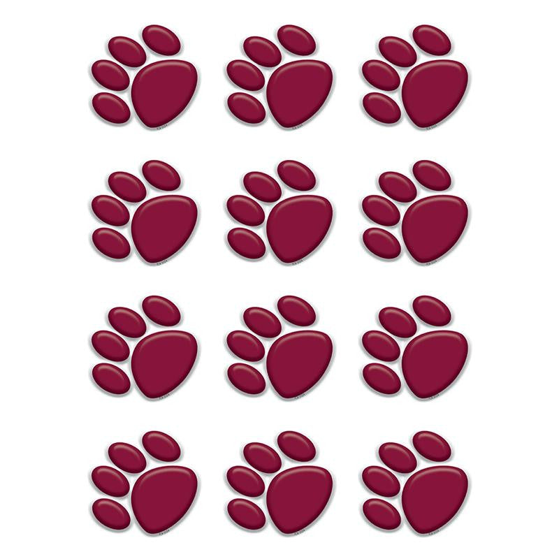 MAROON PAW PRINTS MINI ACCENTS