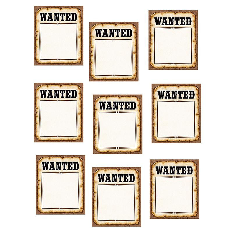 WESTERN WANTED POSTERS ACCENTS