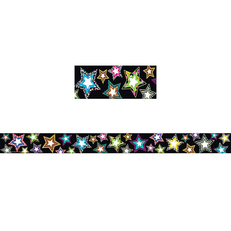 FANCY STARS STRAIGHT BORDER TRIM