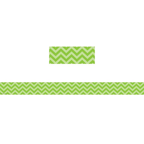 LIME CHEVRON STRAIGHT BORDER TRIM